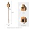 Set of 2 53.00''H Farmhouse Faux Copper Distressed Metal Church Outdoor Decorative Garden Birdhouse with Stake